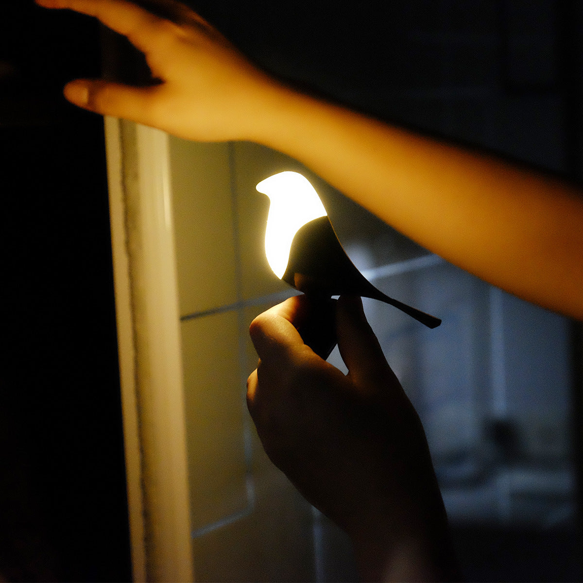 hold Mini Bird LED Charging Night Light